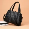 Vegan Leather Braided Strap Tote 3