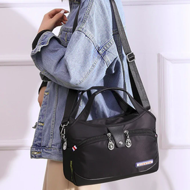 Nylon Multi-Functional Top Handle Bag 3